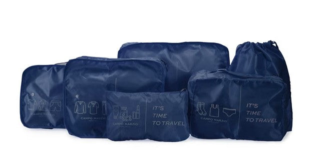 Organizer Jasper 6 Pz - Blu Oceano