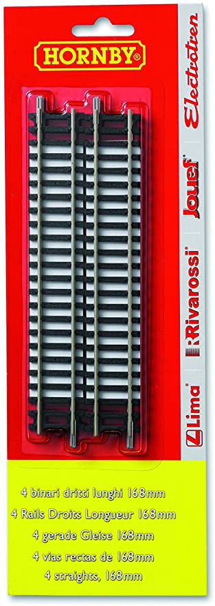 4 BINARI DRITTI LUNGHI 168mm