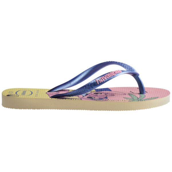 HAVAIANAS KIDS STITCH SLIM DISNEY, BUTTERCREAM