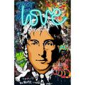 Palais Royal – Quadro LED Peace & Love, Pop Art, 60x90 cm