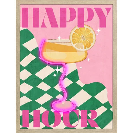 Palais Royal Quadro LED Happy Hour 45x60 cm
