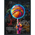 Palais Royal Quadro LED Basketball 60x80 cm