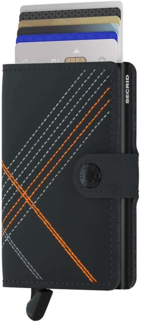 Secrid Miniwallet Stitch Linea Orange