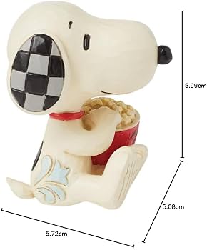 JIM SHORE SNOOPY POP CORN MINI FIGURINE