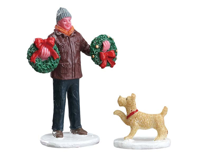 TREE LOT FIGURE, SET OF 2 52383-AA
