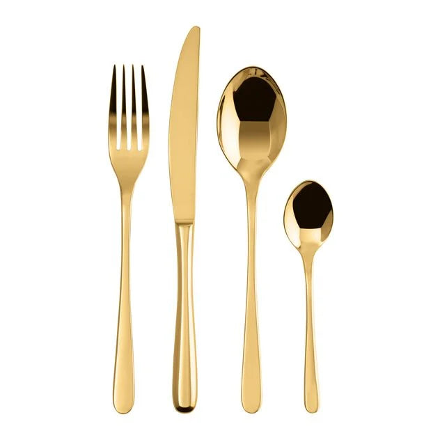 Sambonét Servizio 24 POSATE  Monoblocco Taste Vintage Pvd gold
