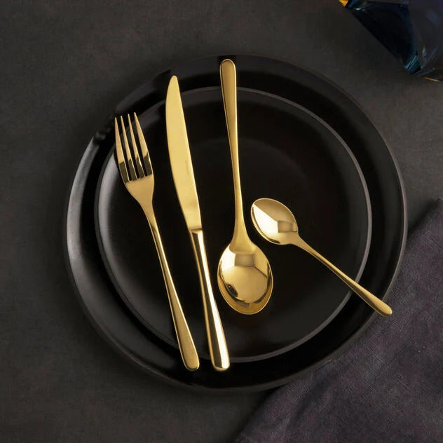 Sambonét Servizio 24 POSATE  Monoblocco Taste Vintage Pvd gold