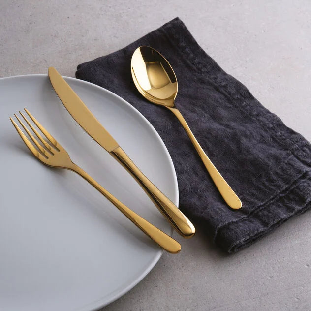Sambonét Servizio 24 POSATE  Monoblocco Taste Vintage Pvd gold