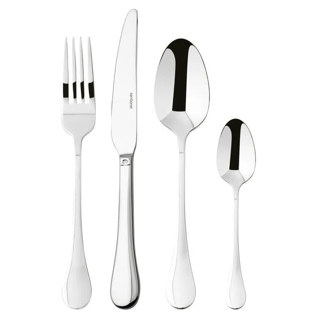 Sambonét Servizio 24 Posate Monoblocco Bloom Inox