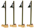 RUSTIC STREET LAMP, SET OF 4, B/O (4.5V) 54362-SQ