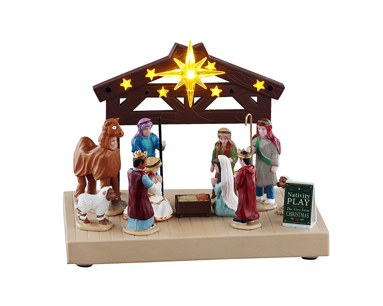 NATIVITY PLAY, B/O (4.5V) 54530-SQ