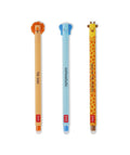 Set 3 Penne Gel Cancellabili - Lion+Elephant+Giraffe