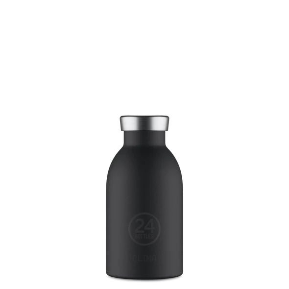 24BOTTLES - Clima Bottle Stone Tuxedo Black 330 ml
