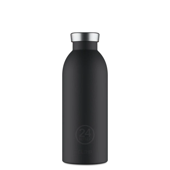 24BOTTLES - Clima Bottle Stone Tuxedo Black 500 ml