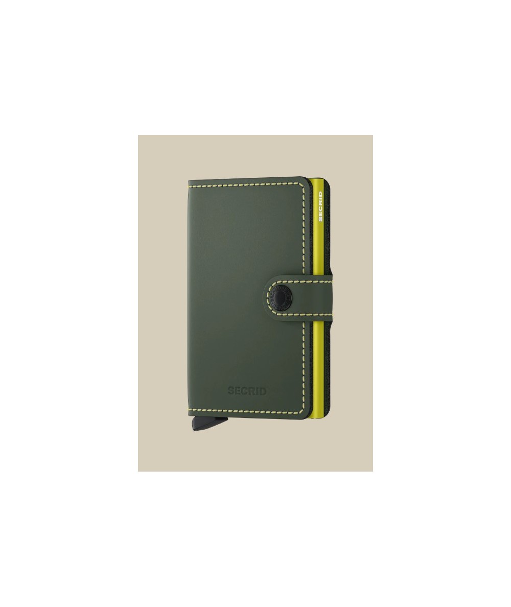Miniwallet Matte Green & Lime