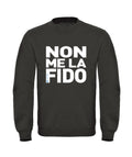 Felpa Non me la fido Nera XL