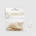 EDG Ganci per Decorazioni, Confezione da 30 Pezzi, 4 × 2,5 mm