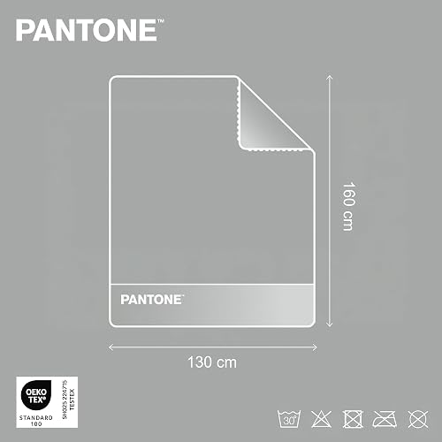 PANTONE LIVING-PLAID DOPPIO STRATO 130x160 CM OPAL GREY