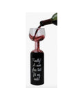Wine bottle glass