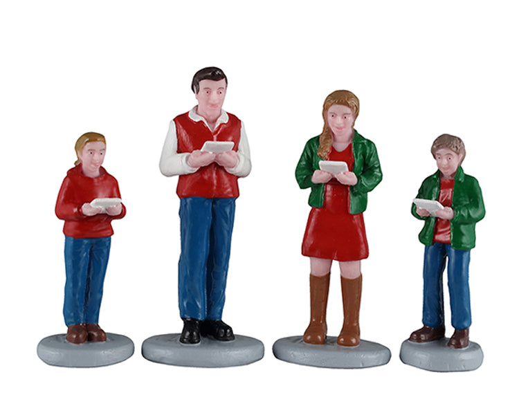 LEMAX CAROLING FAMILY, SET OF 4 62614-AA