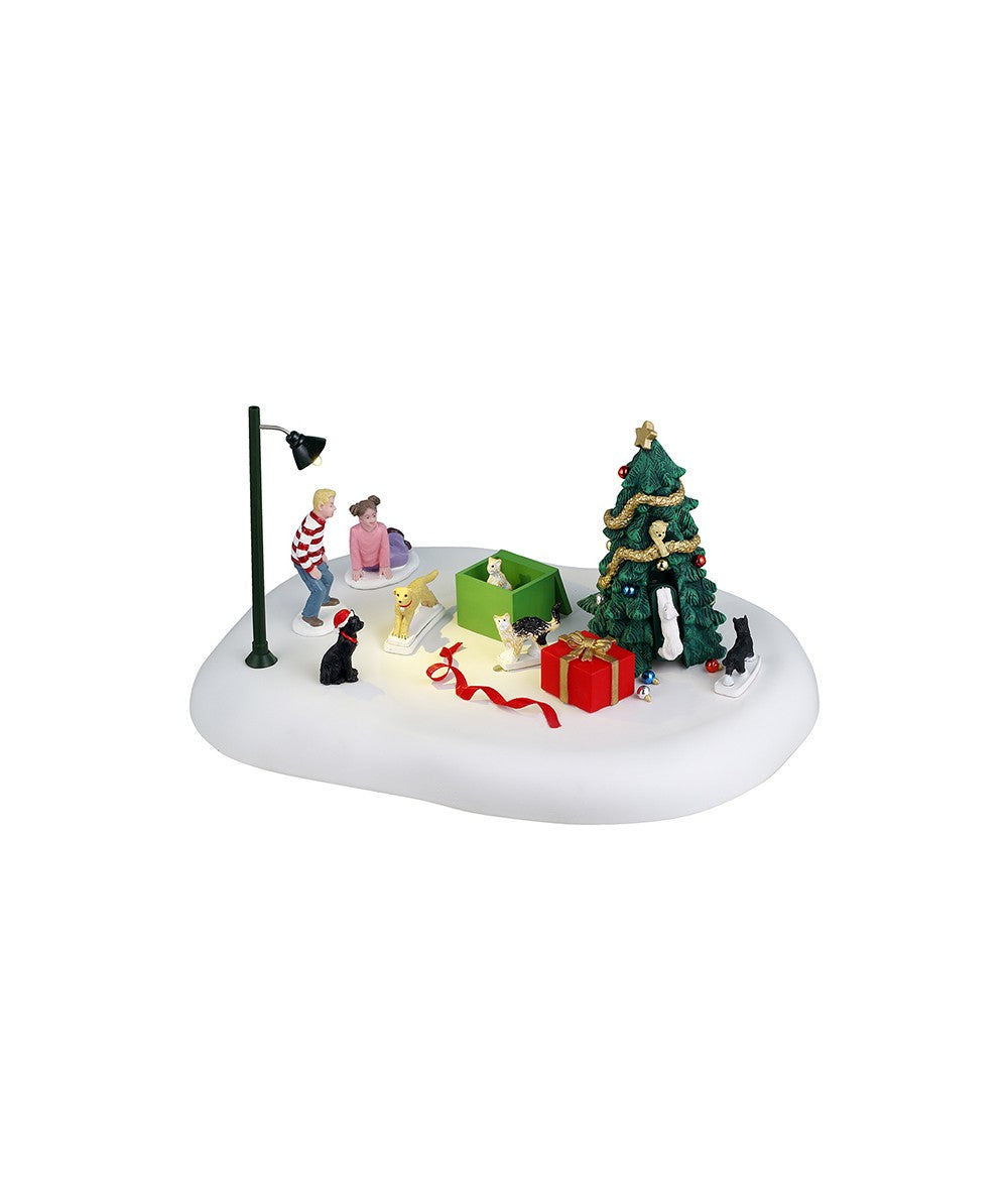 CHRISTMAS CATS, B/O (4.5V) 44322-AA