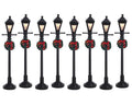 GAS LANTERN STREET LAMP, SET OF 8, B/O (4.5V) 64500-SQ