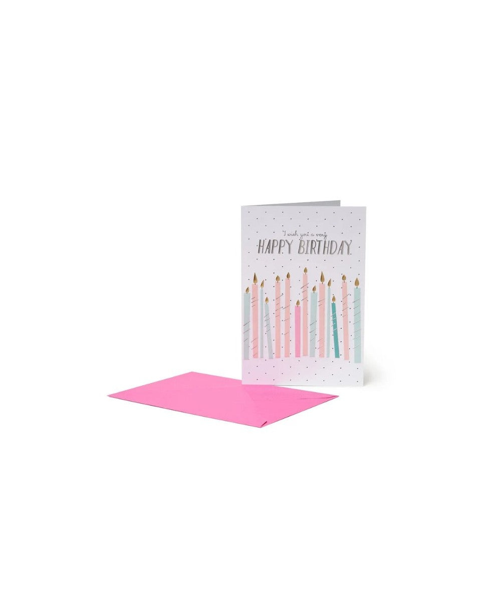 BIGLIETTO DI AUGURI 11,5x17 CANDLES
