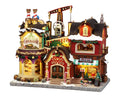THE HOLLY JOLLY CHOCOLATIER & MRS. CLAUS COFFEE SHOP, WITH 4.5V ADAPTOR 65521-EU