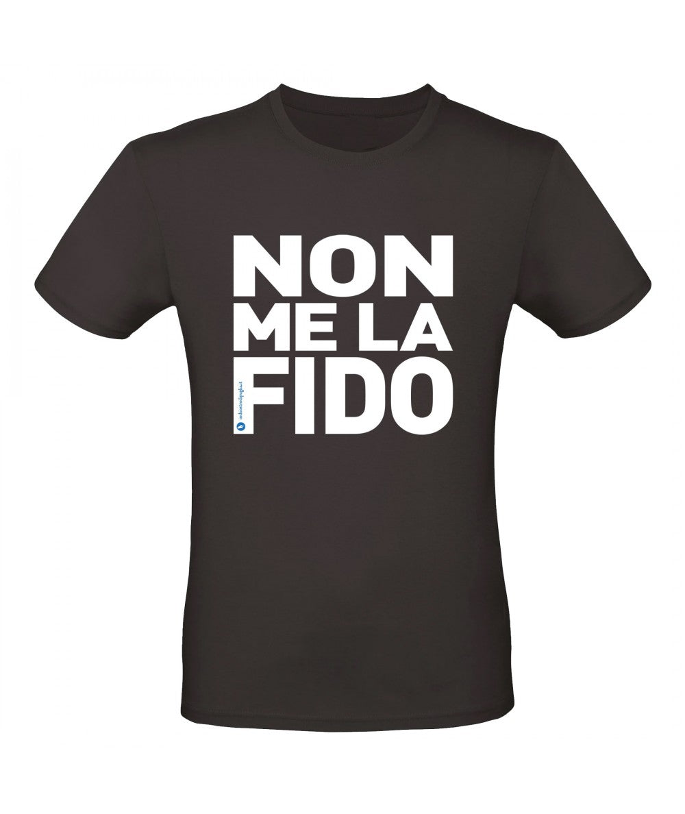 T-Shirt Non me la fido nero S