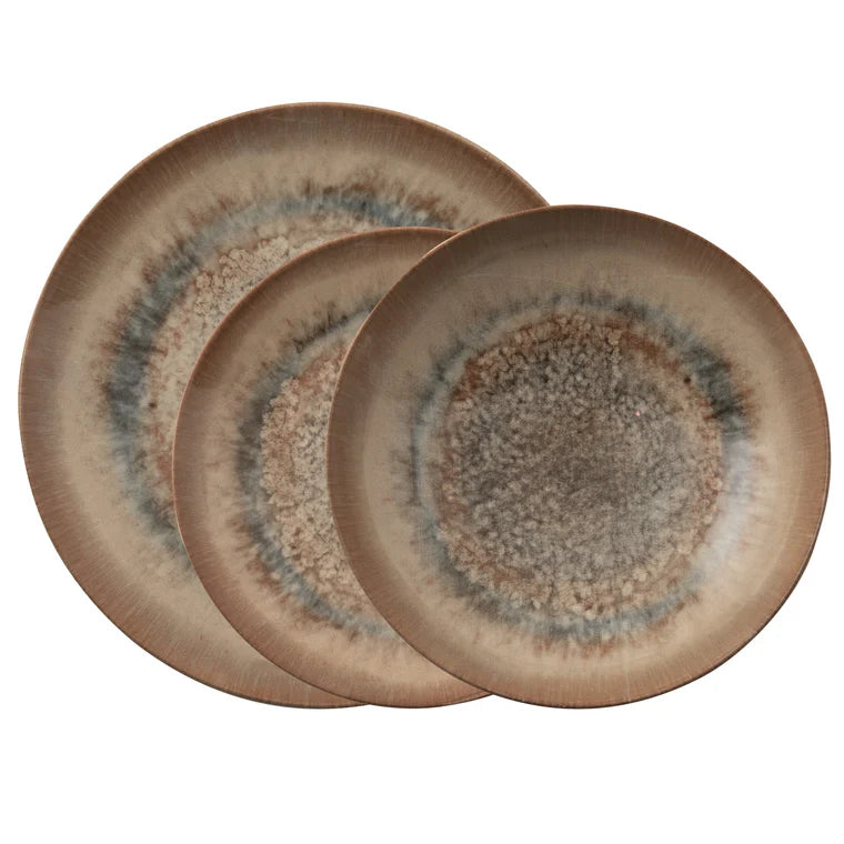 ARTHUR KRUPP Set 12 PIATTI Galaxy Venus Stoneware