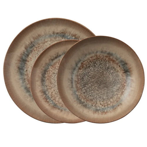 ARTHUR KRUPP Set 12 PIATTI Galaxy Venus Stoneware