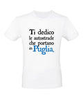 T-Shirt Ti dedico le autostrade... bianco XS