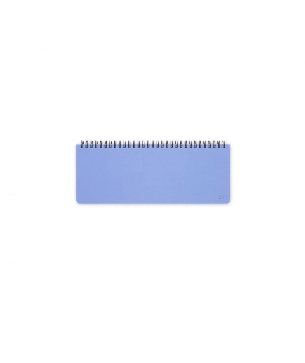 12-MONTH DIARY - 2025 - DESK PLANNER - CORNFLOWER
