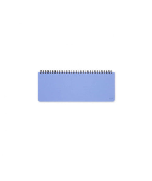 12-MONTH DIARY - 2025 - DESK PLANNER - CORNFLOWER