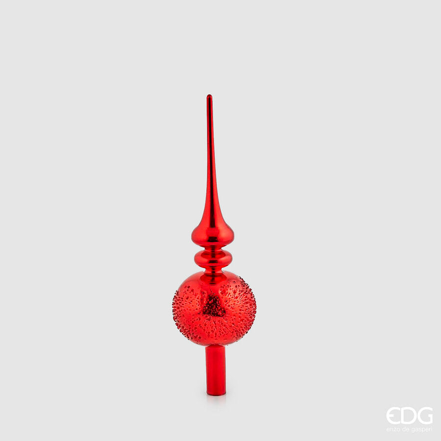EDG Puntale in vetro con 1 sfera, H 31 cm