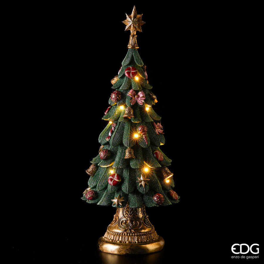 EDG - ALBERO NATALE POLY C/LUCI+MUS.H60