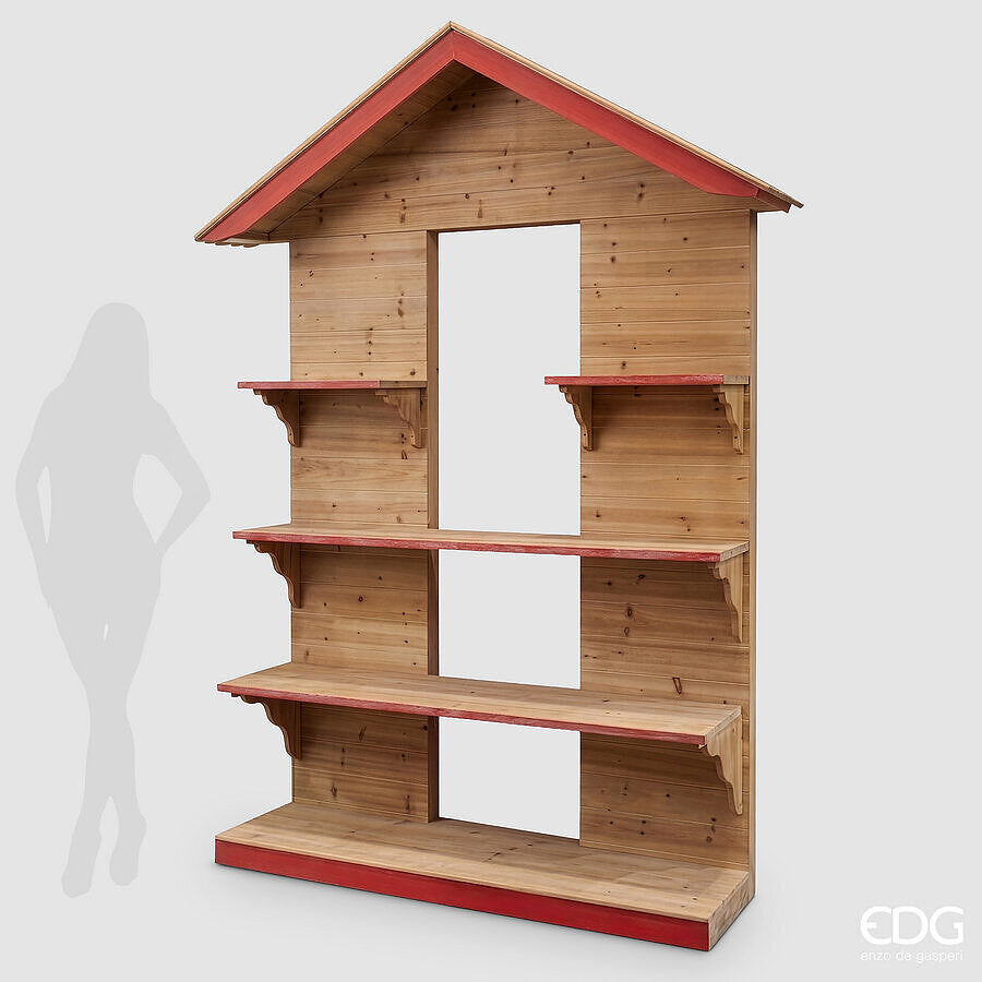 EDG Espositore Casetta, H240 × L180 × P50 cm