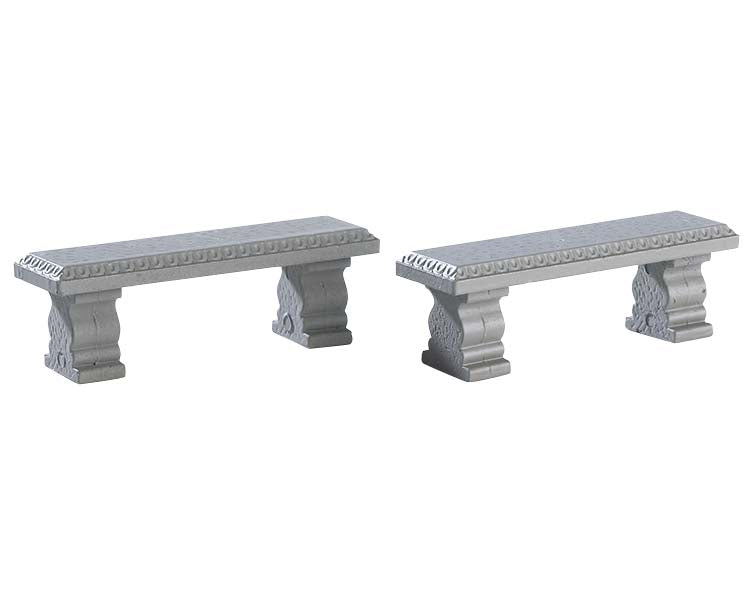 PLAZA BENCH, SET OF 2 74236-AA