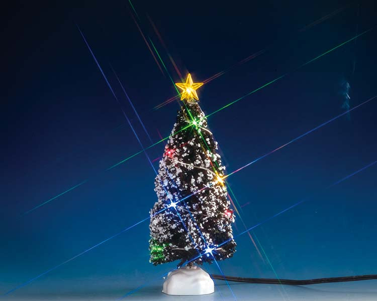 MULTI LIGHT EVERGREEN TREE, MEDIUM, B/O (4.5V) 74266-SQ