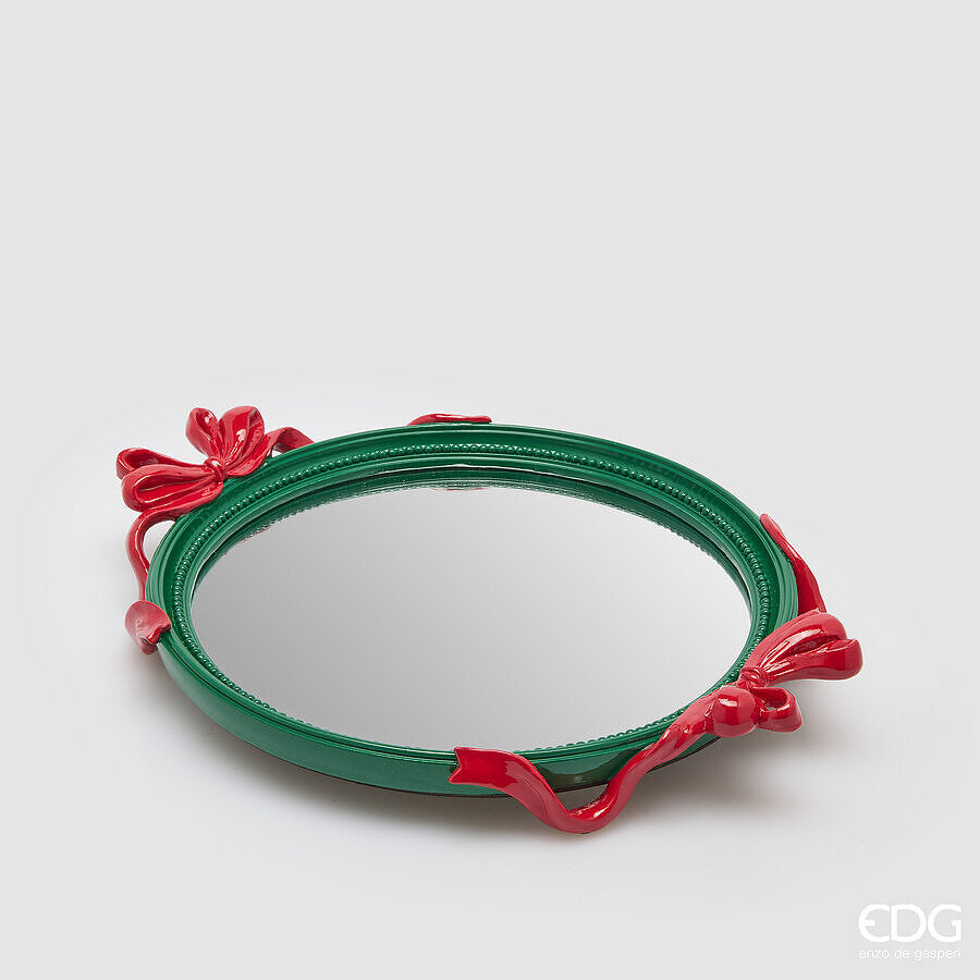 EDG Vassoio Decorativo Fiocchi Ovale H.5 L.37 L.29