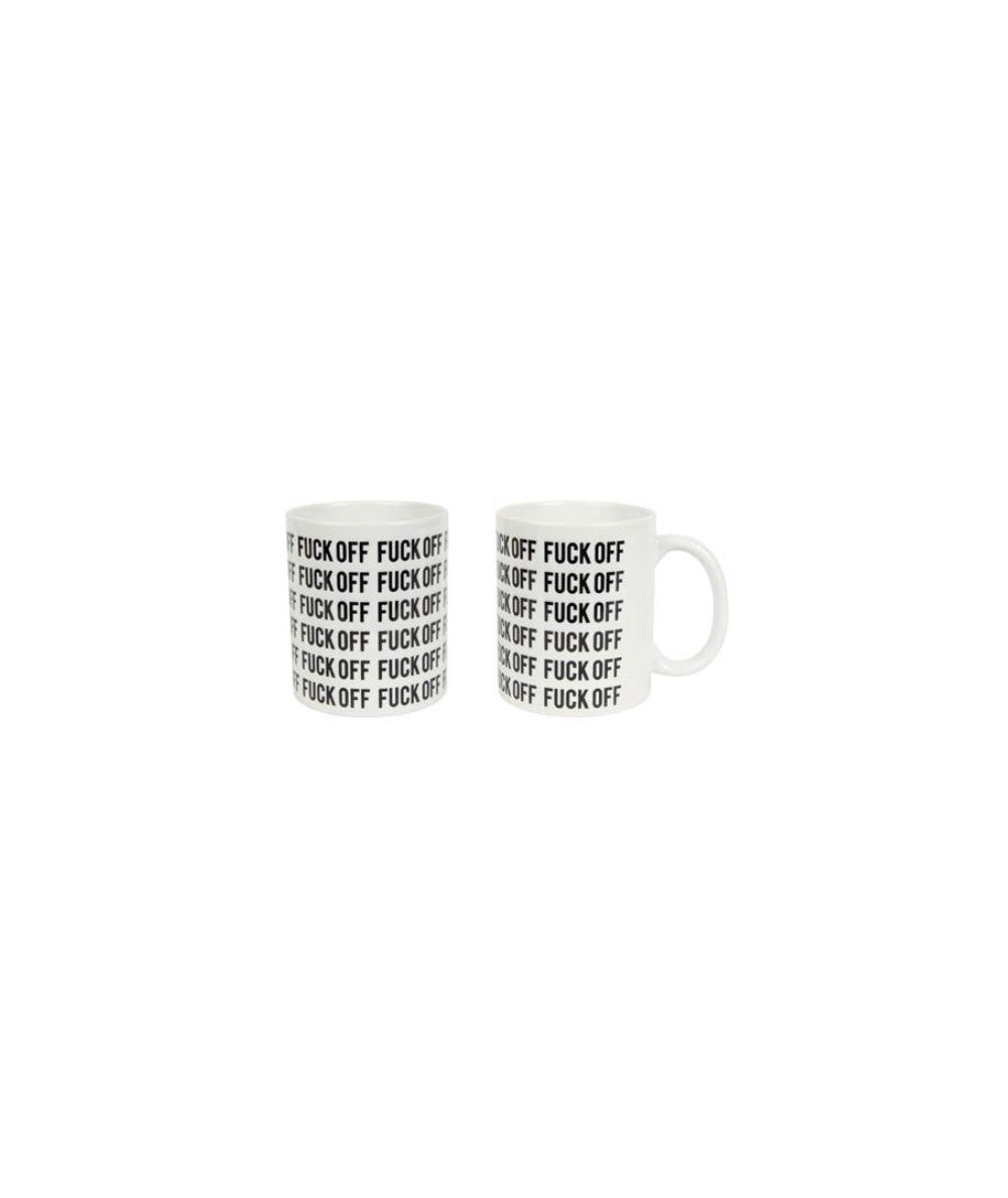 TAZZA "FUCK OFF" BIANCO & NERO