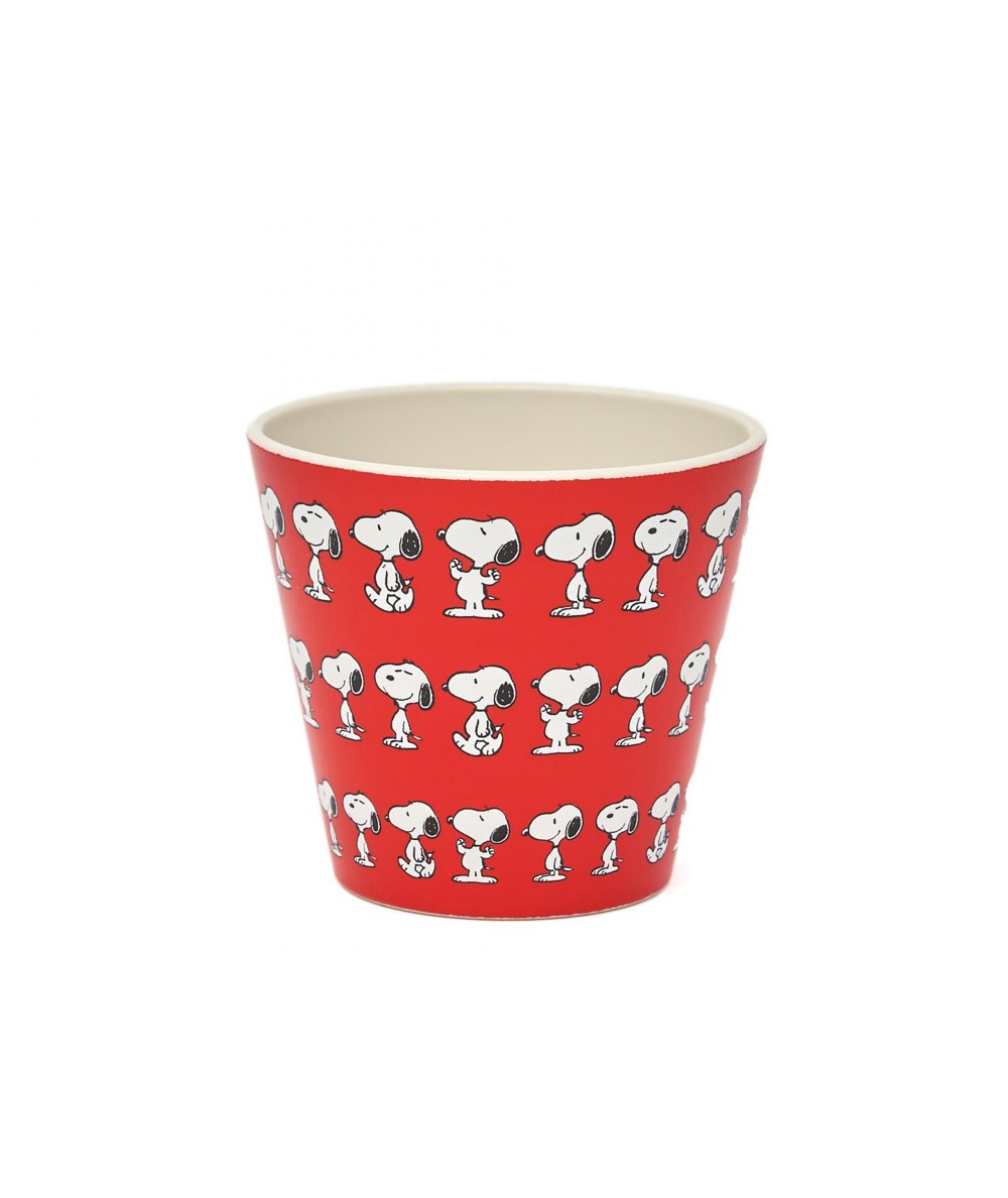 TAZZA IN PET 90 ML SNOOPY RED