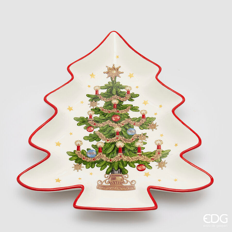 EDG Vassoio Xmas Tree Pino H.3 L.30 L.25