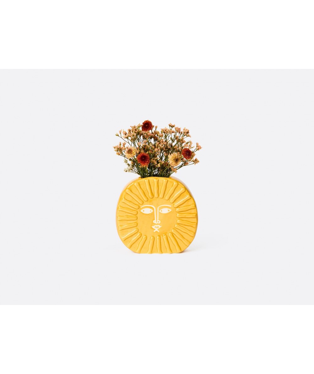 VASE SUN YELLOW