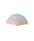 Ventaglio "Sunsets" azzurro/rosa