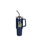 XXL Thermos "It's Fucking Hot" azul
