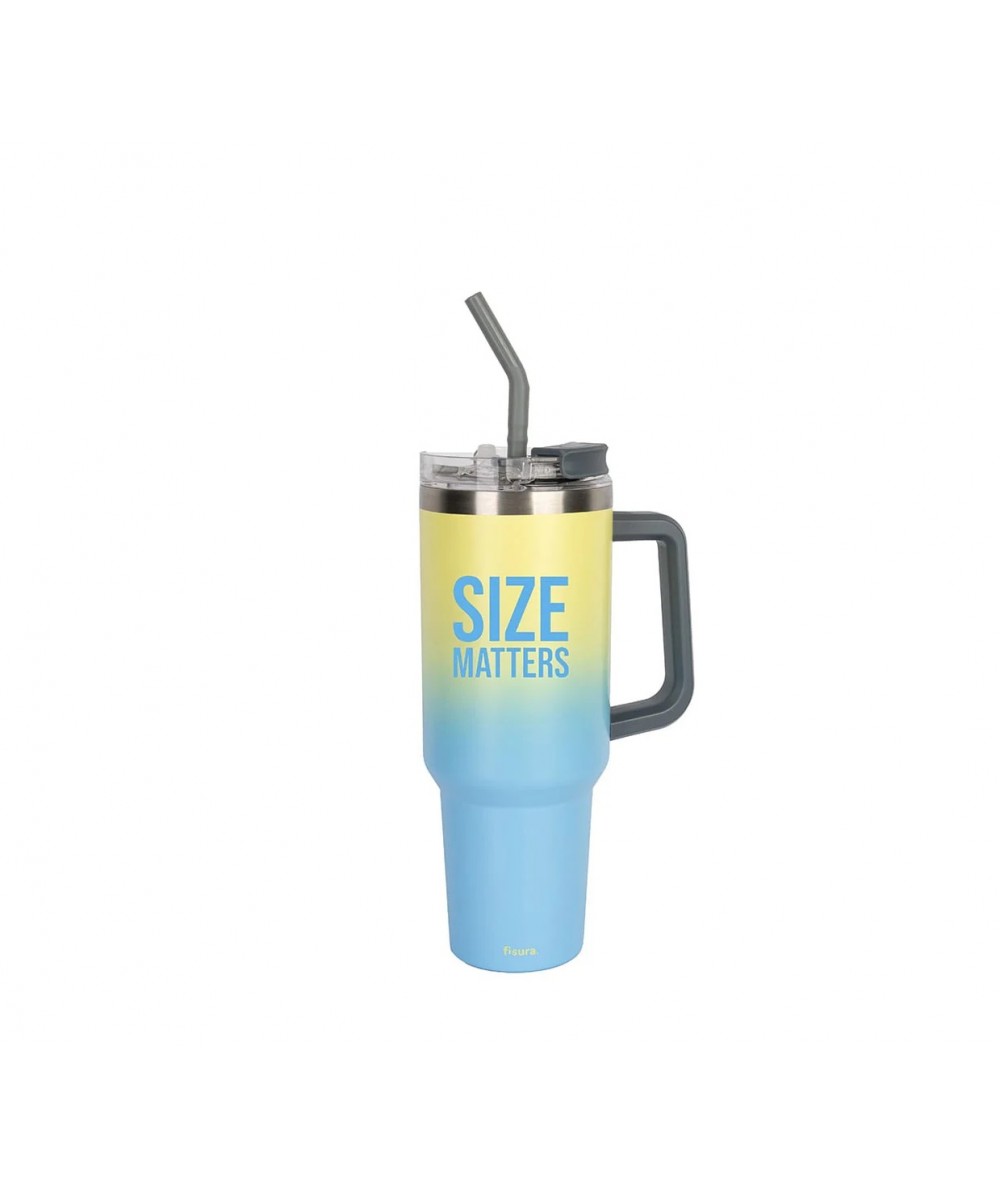 XXL Thermos "Size matters" degradado