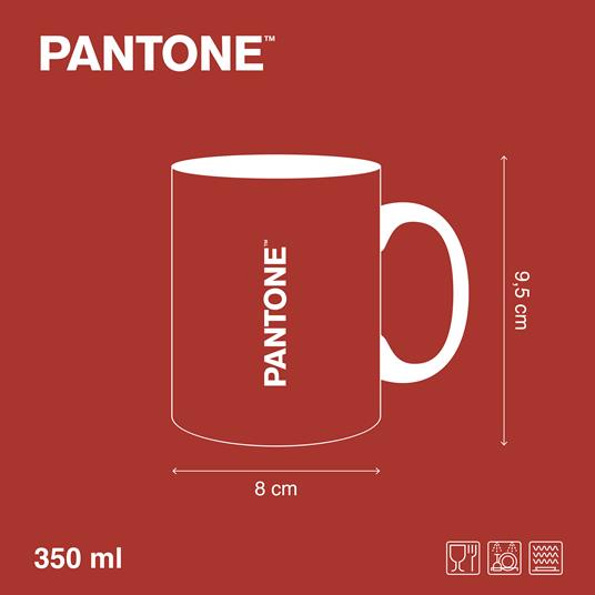 Pantone Tazza Mug Porcellana 350 ml Barn Red