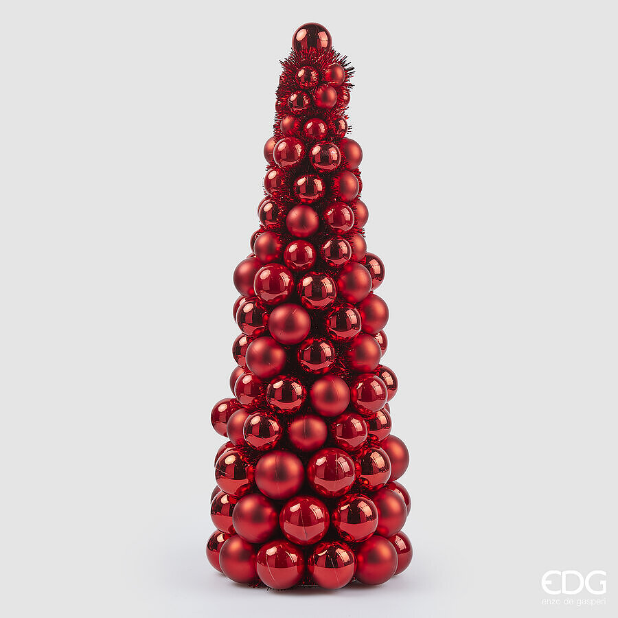 EDG Topiary Cono con Palle Mix x120 H.65 D.25