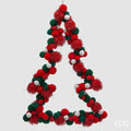 EDG Decorazione Pino Pompon da Appendere, H 60 cm